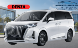 Unit Denza D9 mewah MPV listrik terbaru dari BYD.